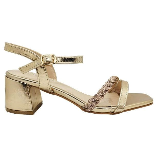 SANDALIAS DE FIESTA HUALUNAOTE CHAMPAGNE | T2110 - Talla 40
