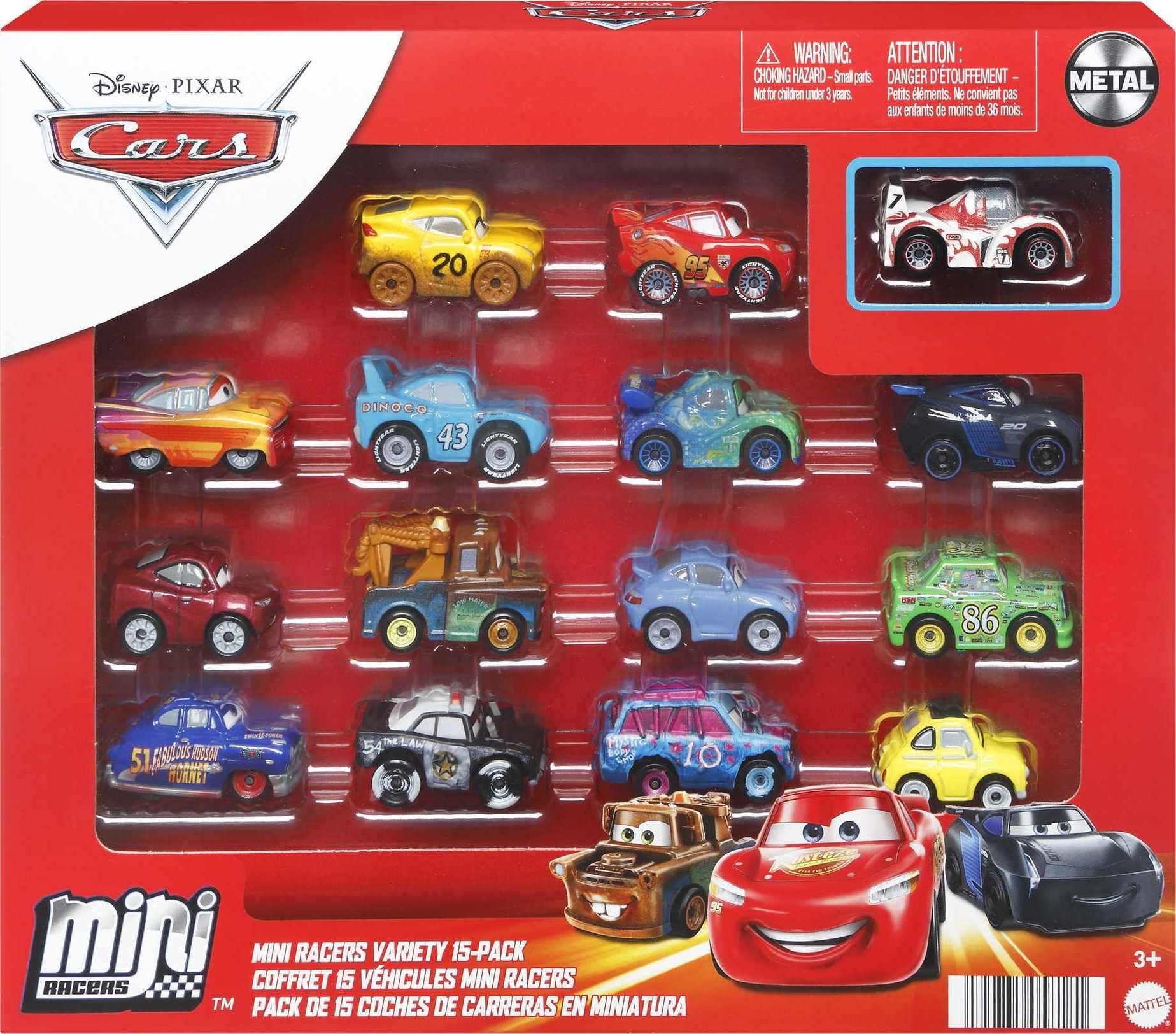 Minivehículos Disney Pixar Cars Minis, Paquete De 15