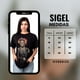 thumbnail image 5 of Polera Mujer Oversize Estampado Katrina Negro Talla M, 5 of 5