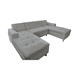 thumbnail image 2 of Sofa U Seccional Blanco Ecocuero, 2 of 3