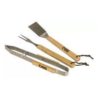 Mitienda - Set 3 Piezas Asado Parrilla Metalicos Barbacoa Parrillero