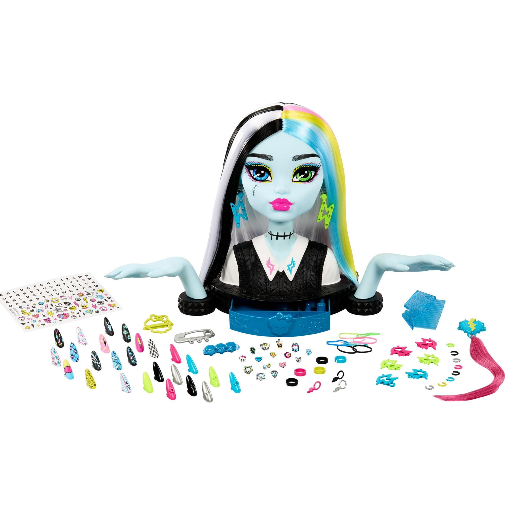 Styling Head Monster High Frankie Stein Con Más De 65 Accesorios
