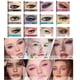 thumbnail image 2 of Juego de 15 lápices delineadores de ojos en gel con purpurina, color verde, azul, marrón y blanco, lápices de colores para ojos contra el agua, lápiz delineador de ojos en gel negro para mujer, resist, 2 of 8