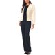 thumbnail image 2 of INSPIRE CHIC Blazer para Mujer de Trabajo Oficina Casual Manga Larga Abierto Frente Sin Cuello Chaquetas de Traje con Bolsillos XL Beige, 2 of 6