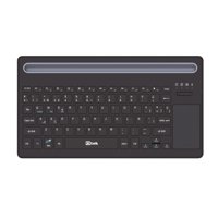 Utek - Teclado Inalámbrico Con Touchpad Bluetooth 5.0 Y 2,4Ghz Recargable