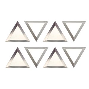 Ioensy - 8X Bandejas De Clasificación De Cuentas Organizador Triangular Bandejas De Placas De Almacenamiento De Clasificación De Cuentas