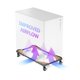 thumbnail image 4 of Soporte tipo torre para PC, metal Bytesium, ajustable con 4 ruedas, 4 of 8