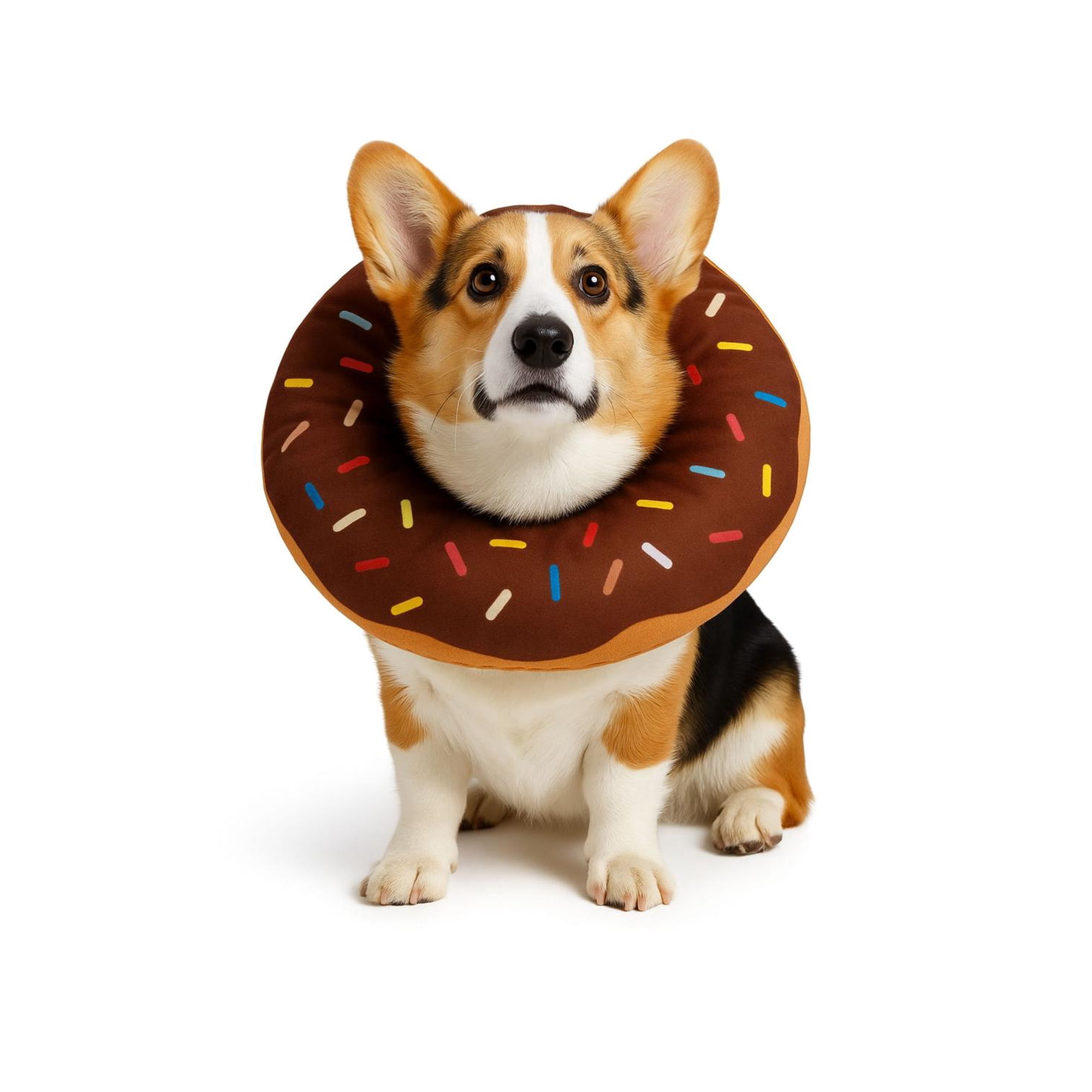 Genérico - Collar Dona Para Mascotas Anti-lamido Talla S Cafe S