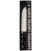 Cuchillo Santoku Limited Acero Inoxidable 1 Pieza Plateado - Negro Wayu