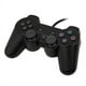 thumbnail image 1 of Controlador con Cable para PS2, Controlador de Gamepad con Cable, Joystick Remoto con Doble Vibración y Choque para PlayStation 2, Negro, 1 of 5