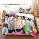 thumbnail image 1 of Yamada (B Gata H Kei) Bedding Set Single Twin Full Queen King Size Bed Set Aldult Kid Bedroom Duvetcover Sets Bed Sheets, 1 of 5
