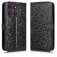 thumbnail image 1 of Funda Cartera Lunares Motorola Edge 60 Pro con Tarjetero, Correa y Soporte Negro, 1 of 6