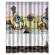thumbnail image 1 of Cortina de ducha con ganchos para baño, diseño de álbum de Gorillaz, 60 x 72 pulgadas, 1 of 3