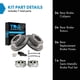 thumbnail image 2 of Kit de pastillas y discos de freno TRQ semimetálicos para Ford F-350 2017-21, 2 of 9