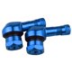 thumbnail image 3 of Vástagos de válvula de rueda de la motocicleta universal de aluminio CNC de 90 grados azul, 3 of 5