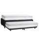 thumbnail image 1 of Cama Nido Zen Top Cuero Negro 1.5 Plaza, 1 of 3