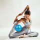 thumbnail image 3 of Pelota de pilates pequeña para estabilidad, pilates, barra de yoga, fisioterapia, entrenamiento básico, 3 of 5