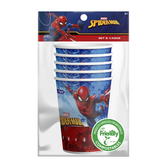 6 Vaso Plastico Spider
