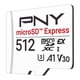 thumbnail image 1 of microSD PNY 512 GB Express U3 V30 A1 UHS‑I, 1 of 9