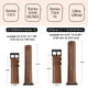 thumbnail image 3 of Correa de reloj SUNFWR de piel 42 mm/44 mm/45 mm/46 mm/49 mm para Apple, 3 of 3