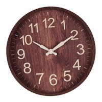 Bothyi - Reloj De Pared De 12 Pulgadas, Relojes Modernos Con Pilas, Decoración De Cena Para El Hogar