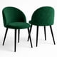 thumbnail image 1 of Pack de 2 Sillas Berna Velvet Base Negro, 1 of 2
