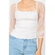 thumbnail image 2 of Top Fruncido con Cuello Cuadrado, 2 of 5