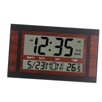 Bothyi - Despertador Digital Nightstand Timmer 12/24H Timing Relojes De Pared Rojo Negro
