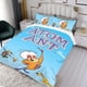 thumbnail image 3 of Hombre Atómico Conjunto de sábanas temático, trío de piezas, cómodo y amigable con la piel, diseño único, regalo de decoración para el hogar para familiares, amigos y fans, 90 cm * 190 cm, 3 of 6