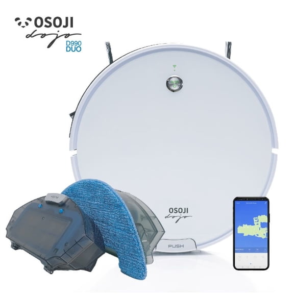 Robot Aspiradora y Trapeadora Osoji DUO D990