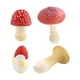 thumbnail image 4 of 4x Decoraciones Modelo De Hongos De Simulación Para Proyectos De Bricolaje De Jardín De Infantes Rojo, 4 of 5