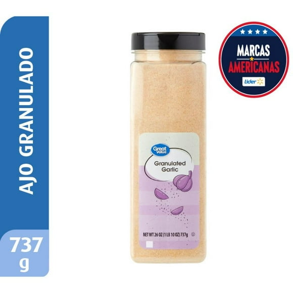 Ajo Granulado Frasco, 737 g