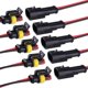 thumbnail image 1 of Conector impermeable de 2 pines y 16 AWG para coche, camión y barco (kit de 5), 1 of 7
