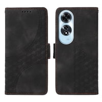 Carcasa Foxdock Oppo A60 4G De Cuero Pu, Diseño Acolchado Clásico, Protección Contra Caídas Y Rayones