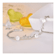 thumbnail image 3 of Pulsera estrellas y esferas de plata ley 925 + bolsa + paño, 3 of 3