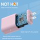 thumbnail image 3 of Cargador USB‑C iGENJUN 20W (4 unidades) rosa bebé, 3 of 7