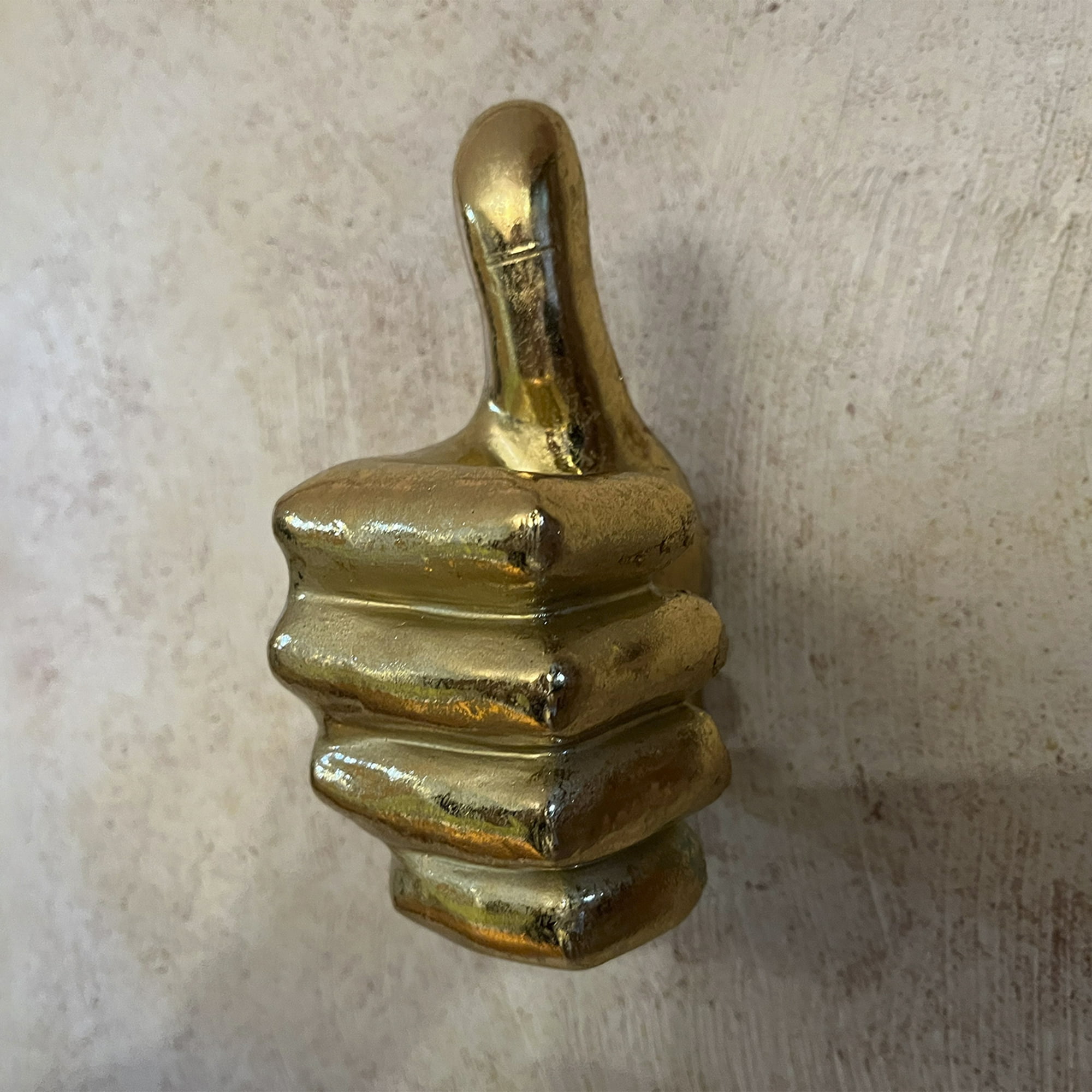 Mallorca - Placa Mural Decorativa Mano Todo Bien Gold