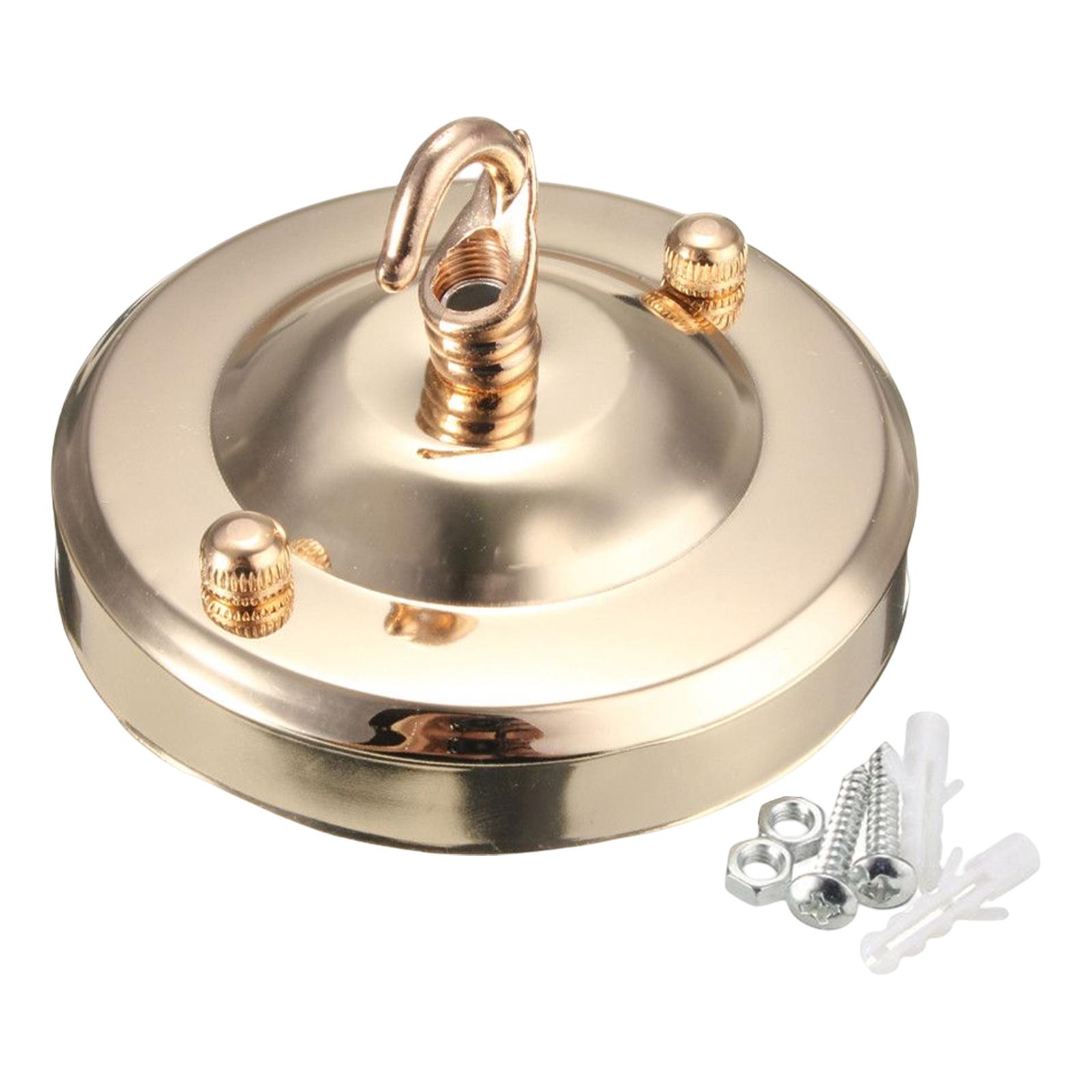 Ioensy - Techo Rose Hook Plate Chandelier Part Heavy Duty Para Sala De Estar Dormitorio Oro