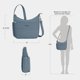 thumbnail image 4 of Bolso Travelon Roam Mediano Antirrobo de Nylon, 4 of 8