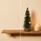 thumbnail image 3 of Mini Árbol de Navidad 33 cm Base Madera Nevado Decoración, 3 of 8