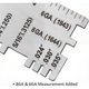 thumbnail image 1 of Calibrador Espesor Metal Weldingstop 229895 Acero Inox, 1 of 3