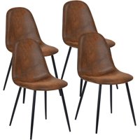 Pandalino - Pack 4 Silla Isidora Ecocuero Café | Elegancia Y Comodidad