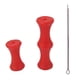 thumbnail image 2 of Archery Silicone Fingers Guard Protector Gear para Recurve Bow Shooting Red, 2 of 5