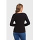 thumbnail image 3 of Polera Mujer Drapeado Negro, 3 of 4