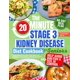 thumbnail image 1 of Libro de cocina La dieta de 20 minutos para personas mayores para la enfermedad renal en estadio 3, 1 of 1
