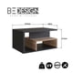 thumbnail image 3 of Mesa De Centro B92 Negro Castaño Moveli, 3 of 3