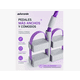 thumbnail image 3 of Rueda Abdominal Con Rebote Automático Bandas Elásticas VIOLETA, 3 of 5