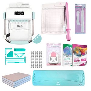 We R - Kit Encuadernación Profesional Menta Cinch Y Laminadora Hoby