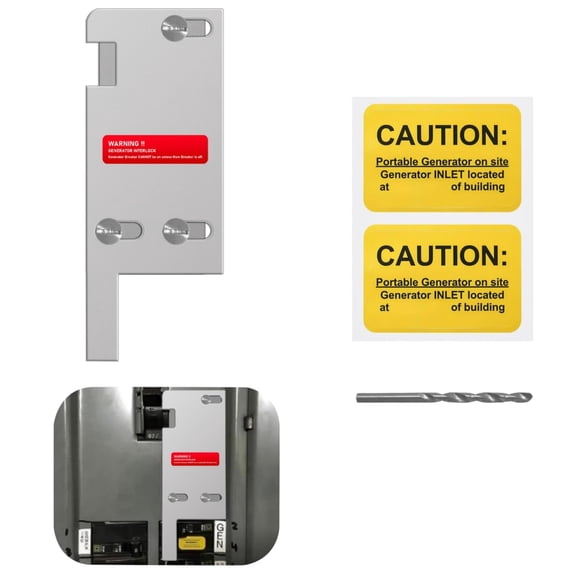 Kit de enclavamiento para generador QYZZRS compatible con Square D de 150/200 A