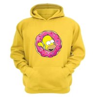 Genérico - Polerón Canguro Familia Amarilla Amarillo Talla M Unisex